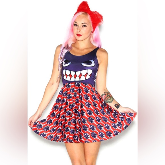 Nintendo Living Dead Mario Brothers Bullet Bill Dress - Picture 1 of 6